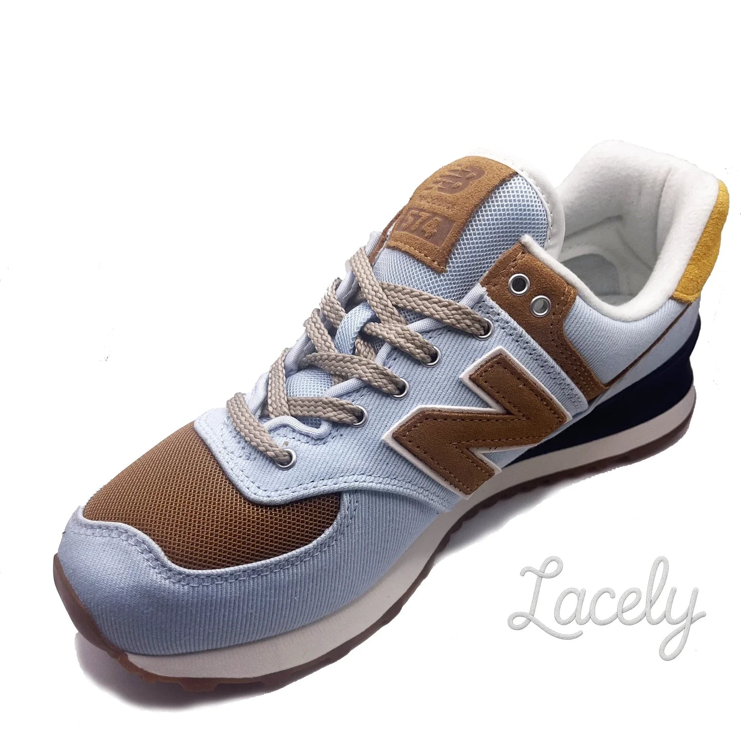 Taupe Flat CX Laces 1 pair - 120cm