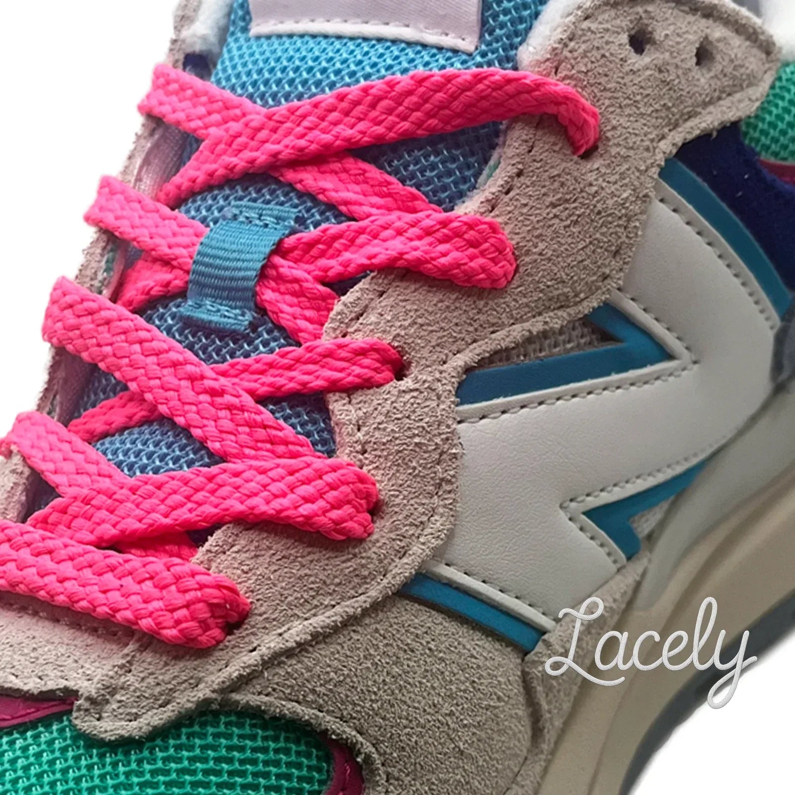 Pink Flat CX Laces 1 pair - 120cm