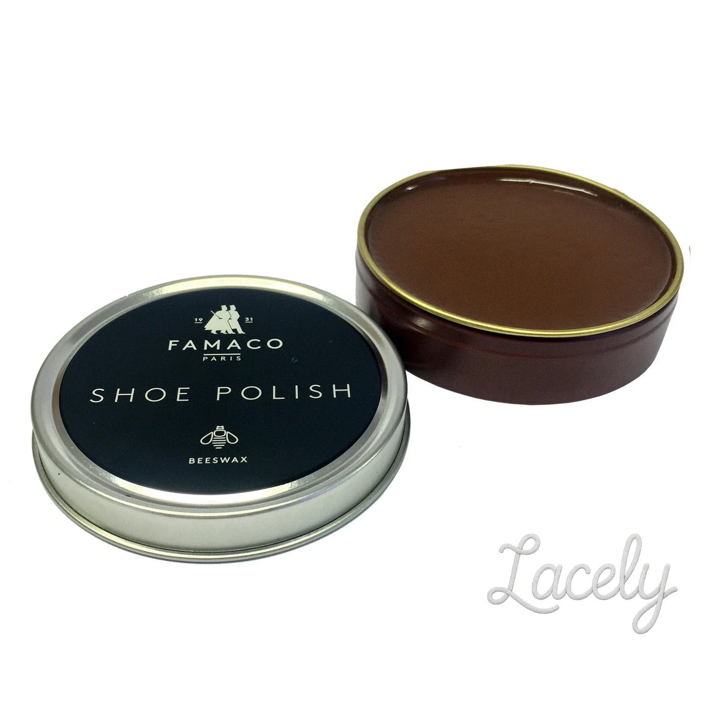 Famaco Brown Medium Tin Polish 100ml