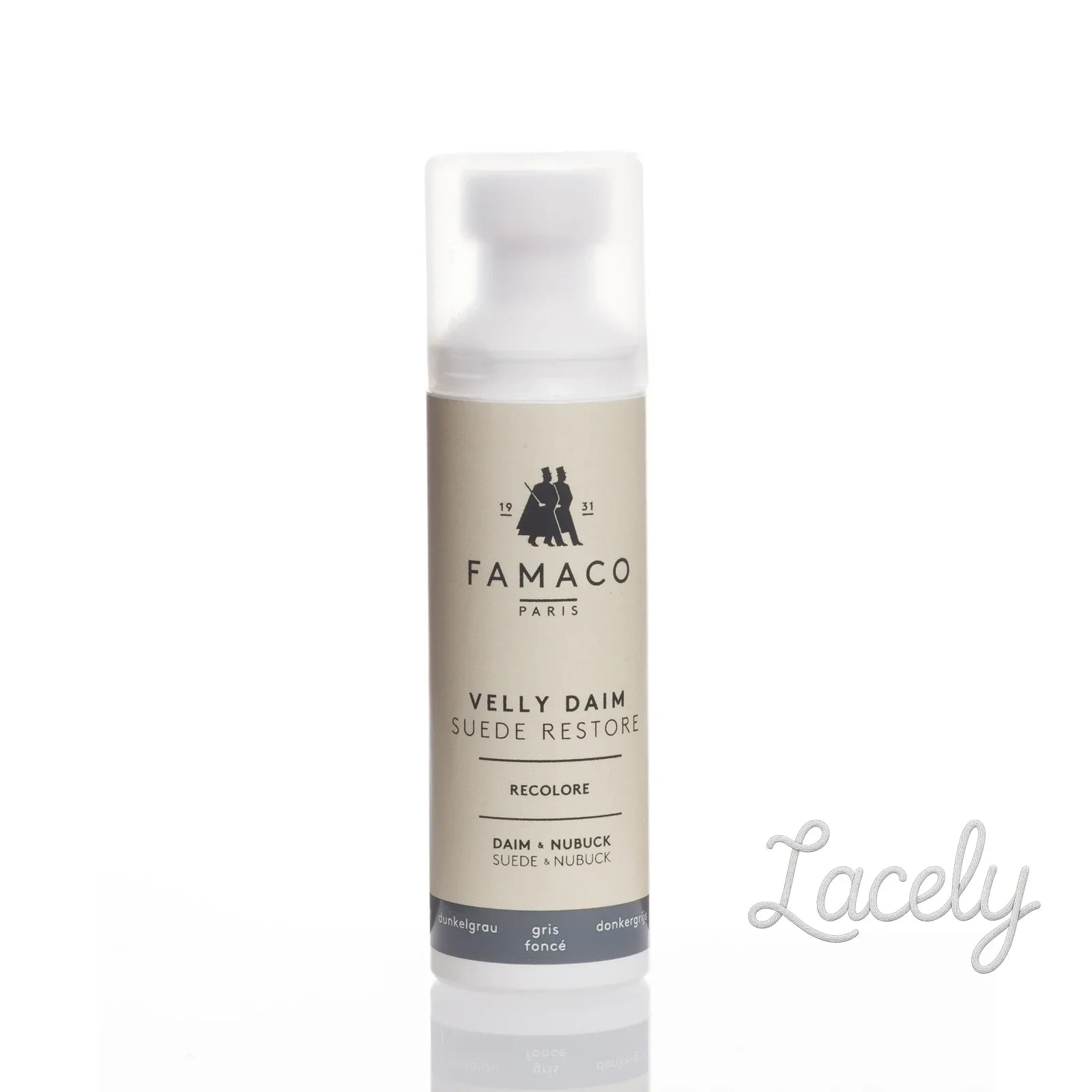 Famaco Dark Grey Suede & Nubuck Renovator Liquid 75ml