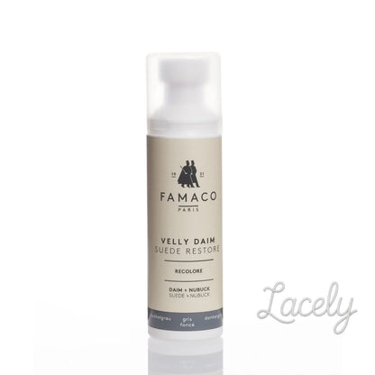 Famaco Dark Grey Suede & Nubuck Renovator Liquid 75ml