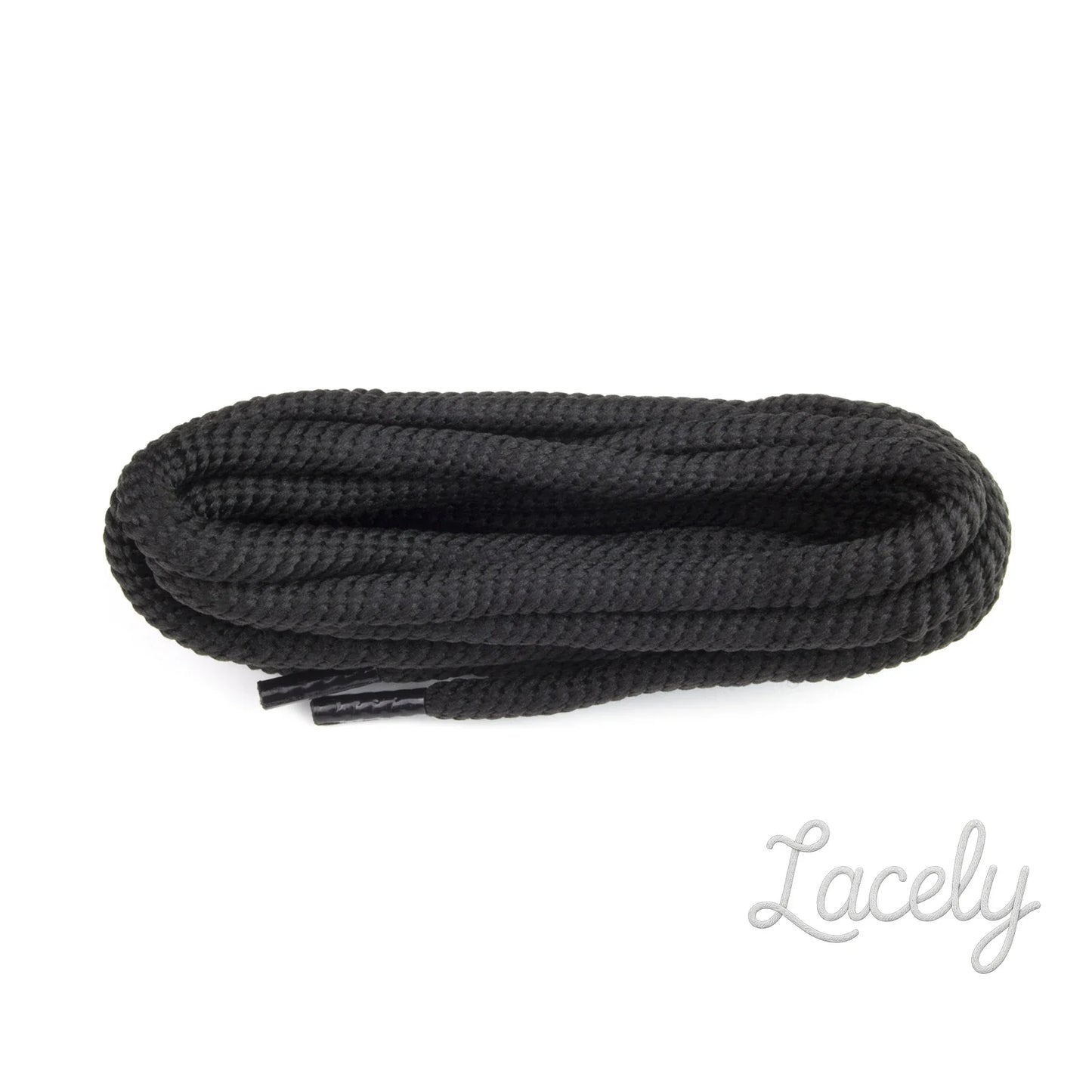 Black Polyvelt Laces - 75cm
