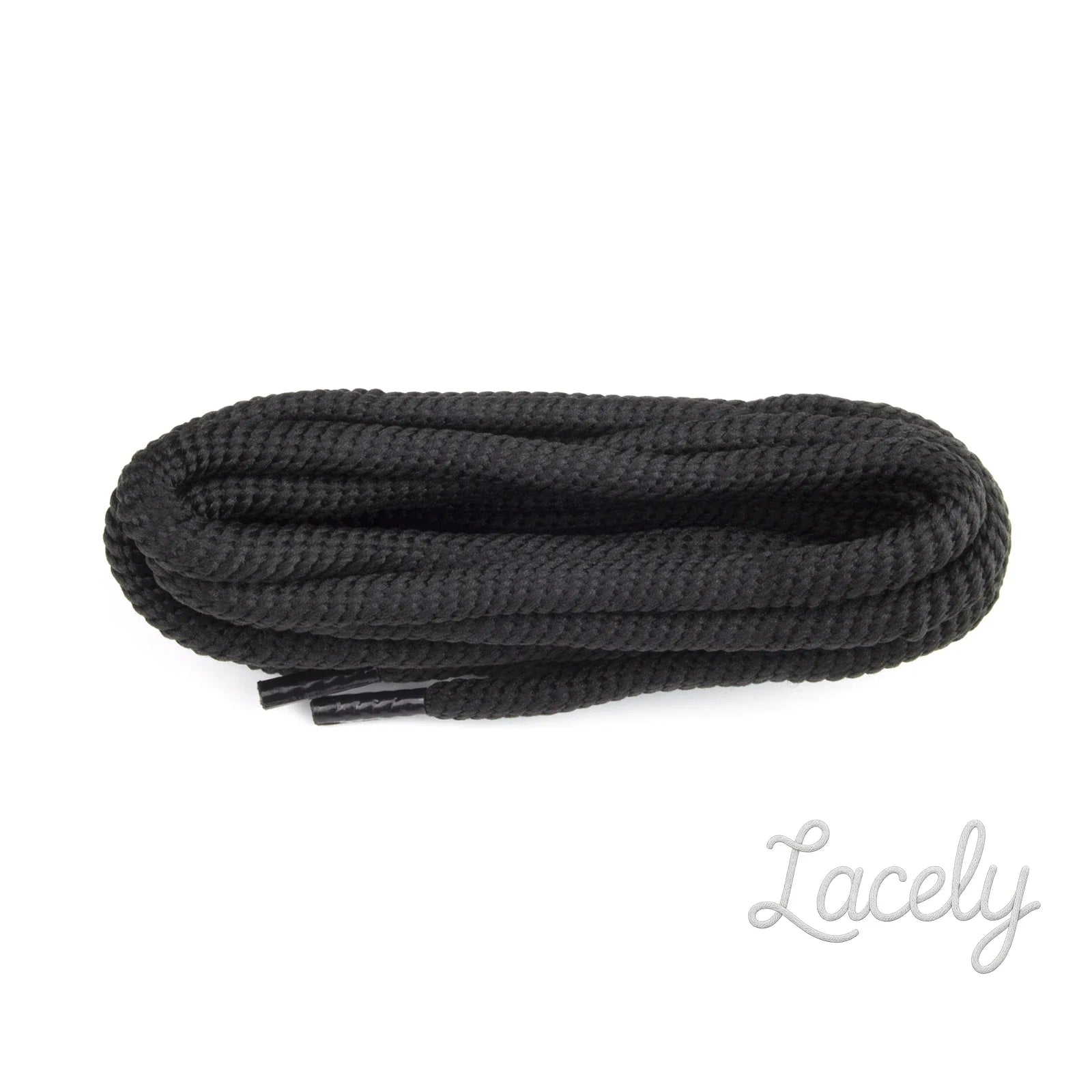Black Polyvelt Laces - 75cm