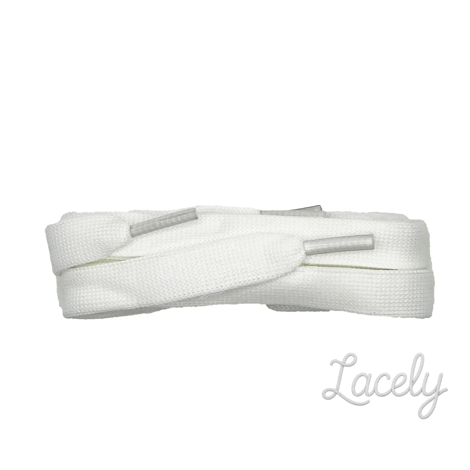 White McQueen Style Flat Laces - 120cm