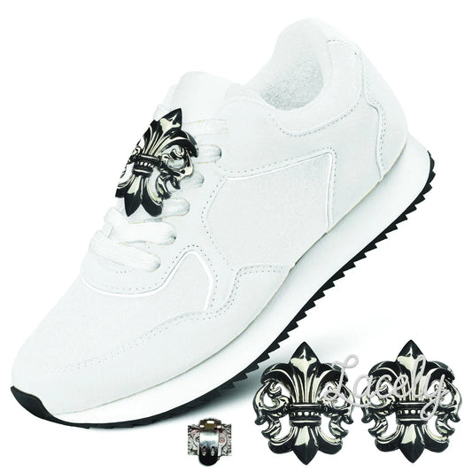 Shoe Clips Fleur De Lis Buckle