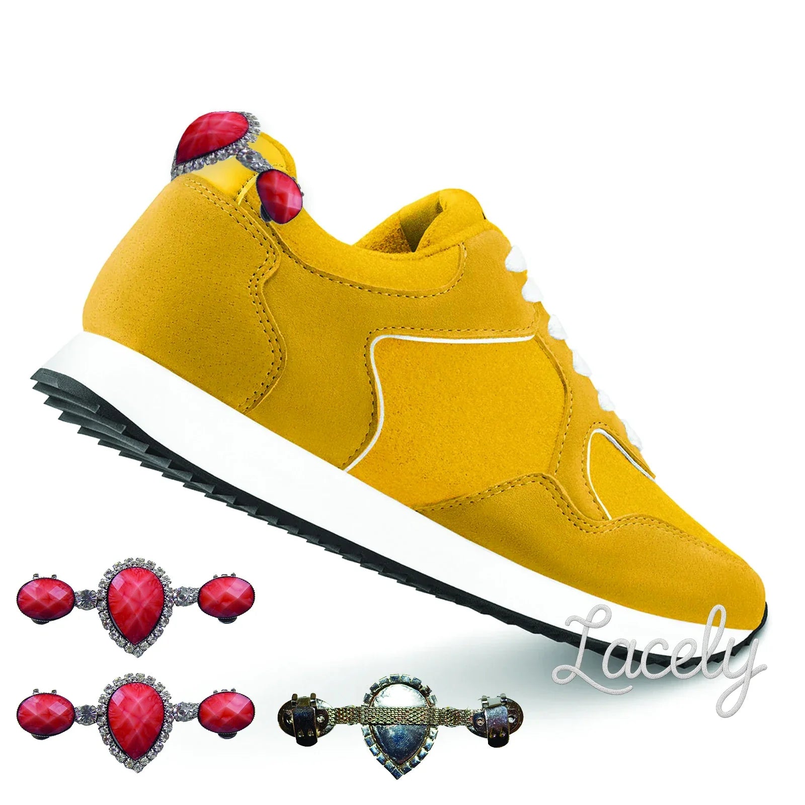 Shoe Clips Heel Jubilee Coral