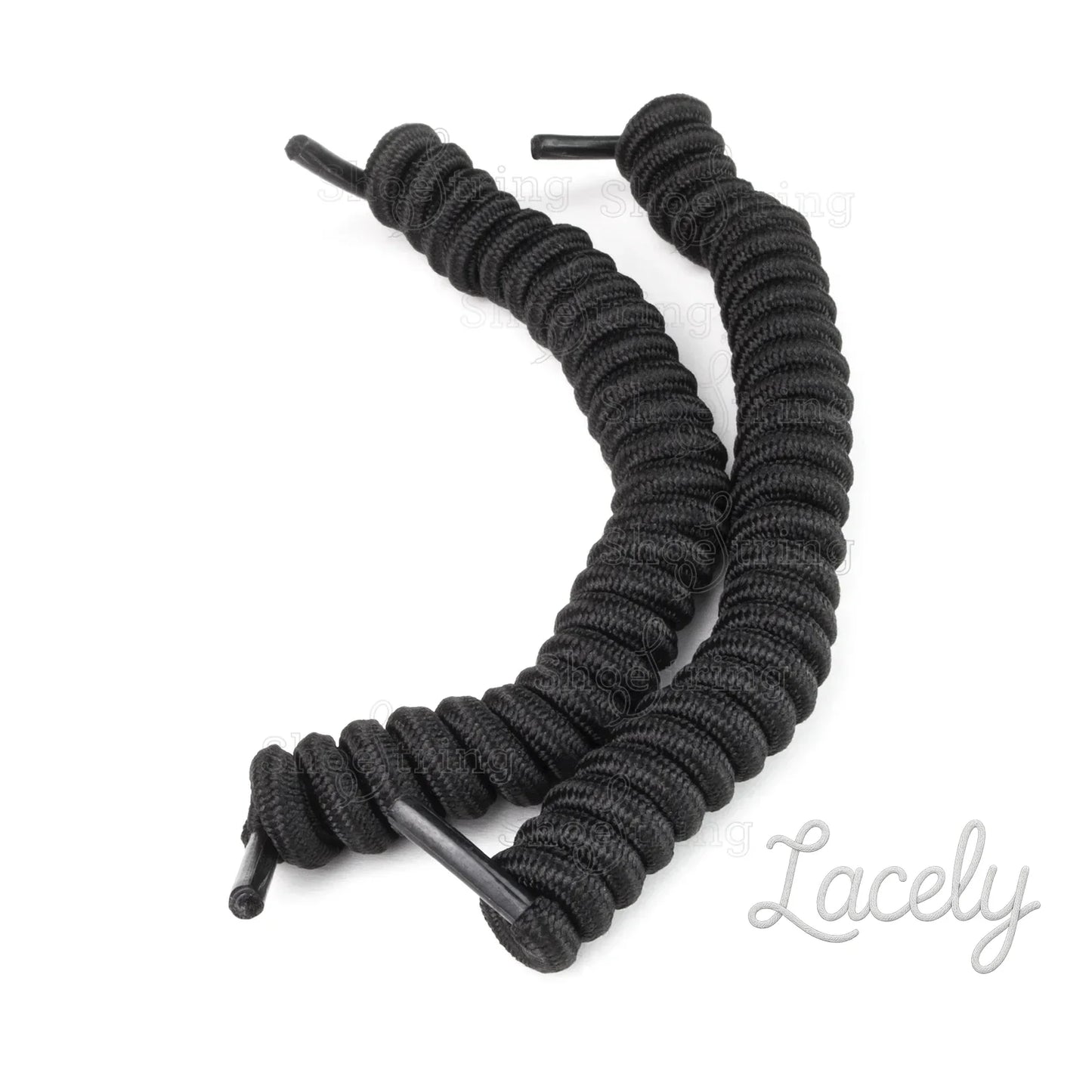 Vizi Coil Black Self-tying Elastic Laces fits all