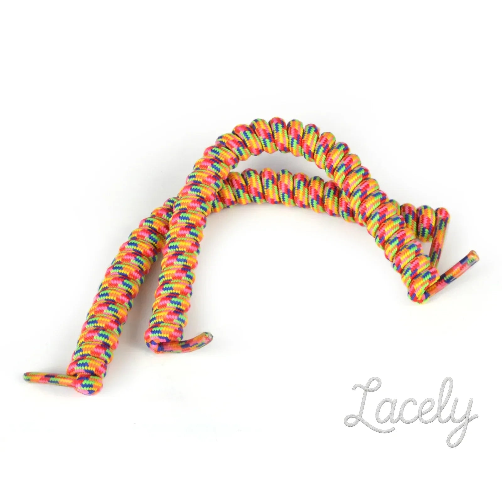 Vizi Coil Rainbow Self-Tying Elastic Laces fits all