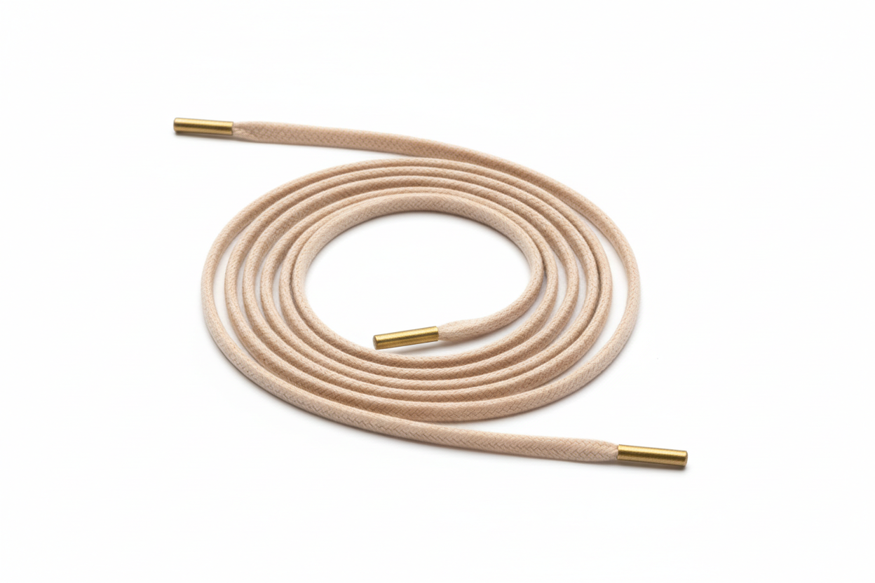 Beige Fine Round Laces