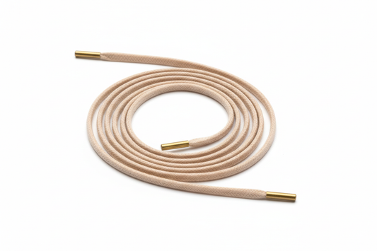 Beige Fine Round Laces