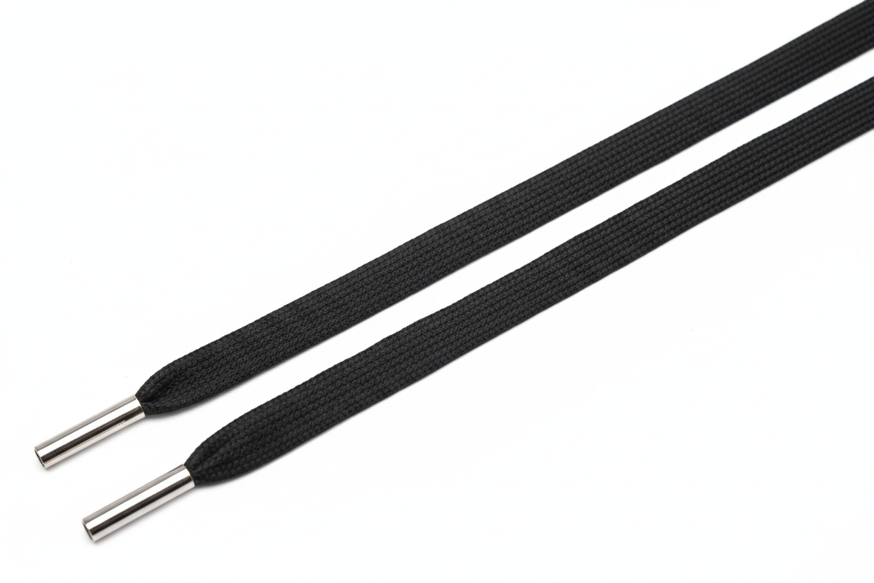 Black Flat Laces - 90cm