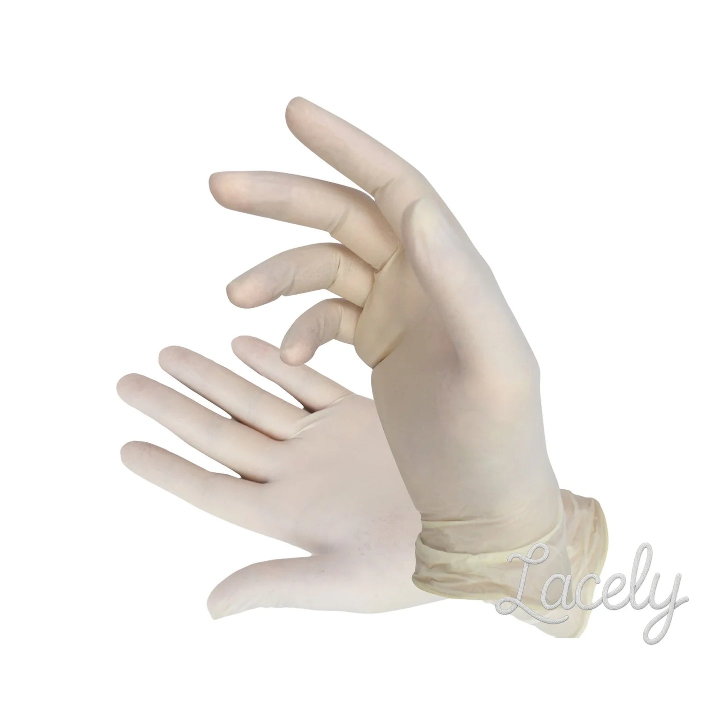 Latex free 2 pairs gloves